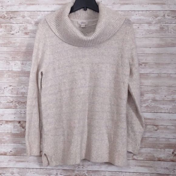 Style & Co Embellished Cowl Neck Sweater Medium - Picture 2 of 9